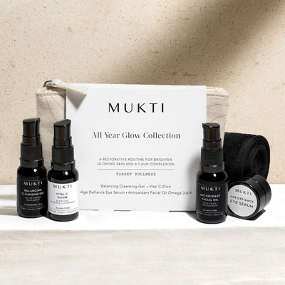 Buy Mukti All Year Glow Collection at One Fine Secret. Mukti Travel Mini Value Set. Official Stockist in Melbourne, Australia.