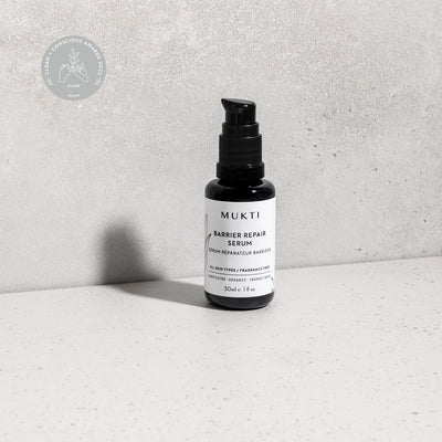 Buy Mukti Barrier Repair Serum 30ml. PREVIOUSLY RESCUE & RECOVER. Official Stockist. Clean Beauty Melbourne.