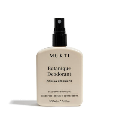 Buy Mukti Botanique Deodorant 100ml - Citrus & Siberian Fir at One Fine Secret.