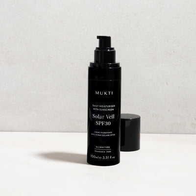 Buy Mukti Daily Moisturiser SPF 30 Solar Veil 100ml at One Fine Secret Clean Beauty Melbourne.