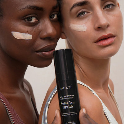 Buy Mukti Daily Moisturiser SPF 30 Solar Veil 100ml at One Fine Secret Clean Beauty Melbourne.