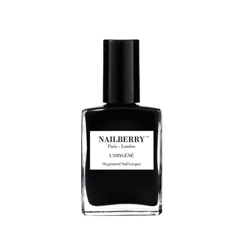 Buy Nailberry Oxygenated Nail Polish 15ml - Black Berry at One Fine Secret Clean Beauty.
