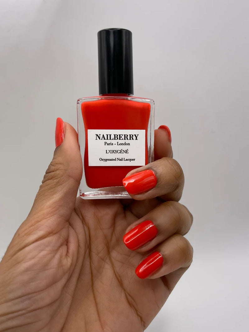 Buy Nailberry Oxygenated Nail Polish 15ml - Cherry Cherie at One Fine Secret Clean Beauty.