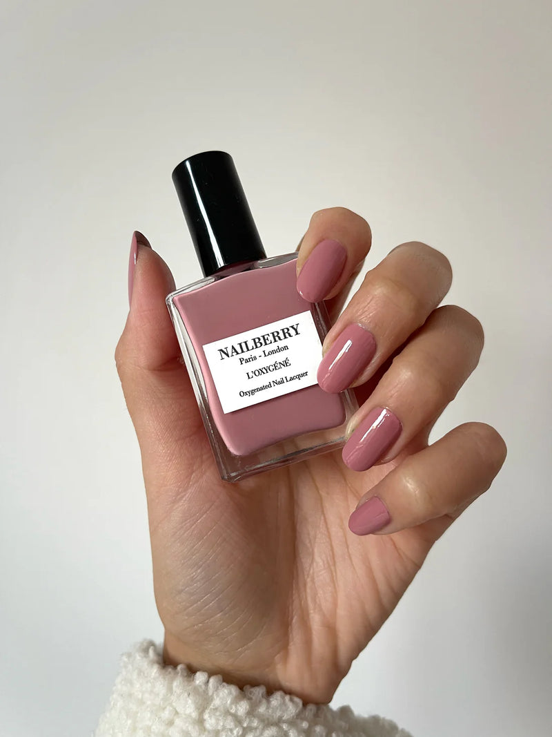 Buy Nailberry Oxygenated Nail Polish 15ml - Love Me Tender at One Fine Secret.