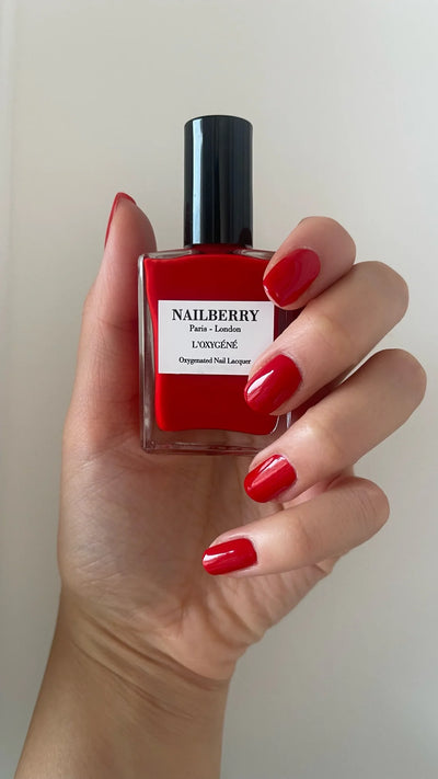 Buy Nailberry Oxygenated Nail Polish 15ml - Pop My Berry at One Fine Secret Australia.