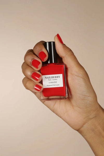 Buy Nailberry Oxygenated Nail Polish 15ml - Rouge at One Fine Secret Clean Beauty.