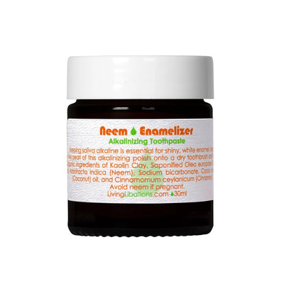 Buy Living Libations Neem Enamelizer Alkalinizing Toothpaste 30ml at One Fine Secret.
