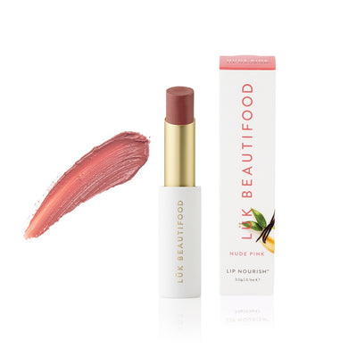 Buy Luk Beautifood Lip Nourish Lipstick in Nude Pink colour at One Fine Secret. Luk Beautifood Official Australia Stockist in Melbourne.