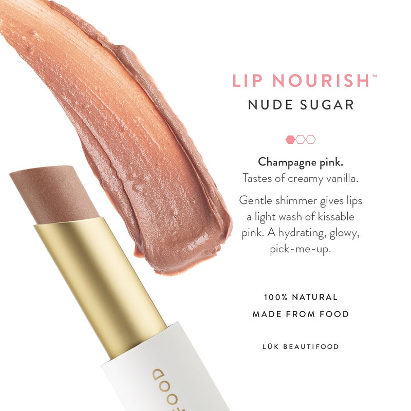 Buy Luk Beautifood Lip Nourish Lipstick in Nude Sugar colour at One Fine Secret. Luk Beautifood Official Australia Stockist in Melbourne.