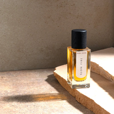 Buy One Seed Slow Fire Eau De Parfum 30ml spray at One Fine Secret. Natural & Organic Perfume Store.