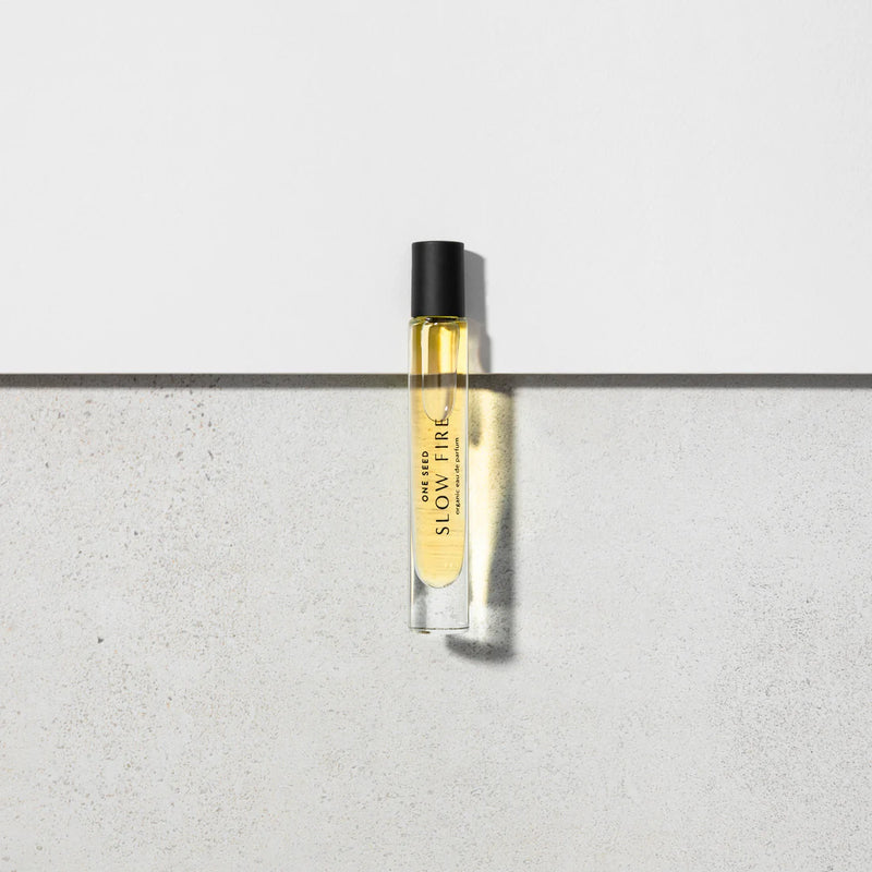 Buy One Seed Slow Fire Eau De Parfum 9ml rollerball at One Fine Secret. Natural & Organic Perfume Store.