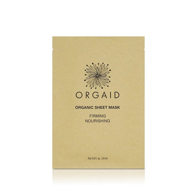 Buy Orgaid Organic Sheet Mask - Firming & Nourishing at One Fine Secret. Official Stockist in Melbourne, Australia.