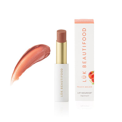 Buy Luk Beautifood Lip Nourish Lipstick in Peach Melon colour at One Fine Secret. Luk Beautifood Official Australia Stockist in Melbourne.