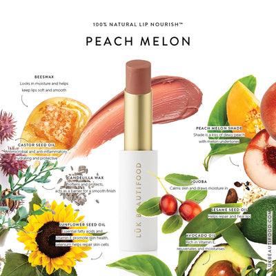 Buy Luk Beautifood Lip Nourish Lipstick in Peach Melon colour at One Fine Secret. Luk Beautifood Official Australia Stockist in Melbourne.