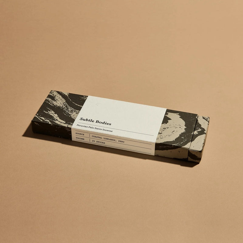 Buy Subtle Bodies Premium Natural Incense (25 Sticks) - Peruvian Palo Santo at One Fine Secret.