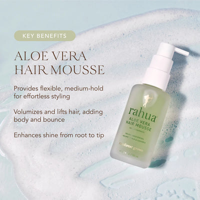 Buy Rahua Aloe Vera Hair Mousse at One Fine Secret. Official Australian Stockist. Clean Beauty Melbourne.