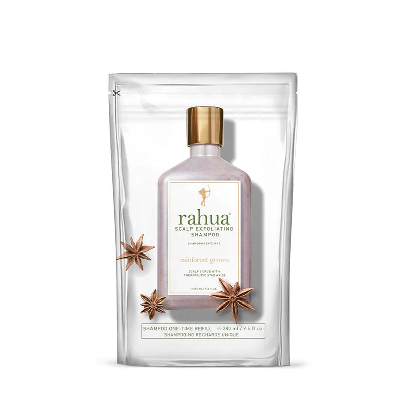 Buy Rahua Scalp Exfoliating Shampoo 280ml Refill Pouch at One Fine Secret. Rahua Amazon Beauty Official Australian Stockist. Clean Beauty Melbourne.