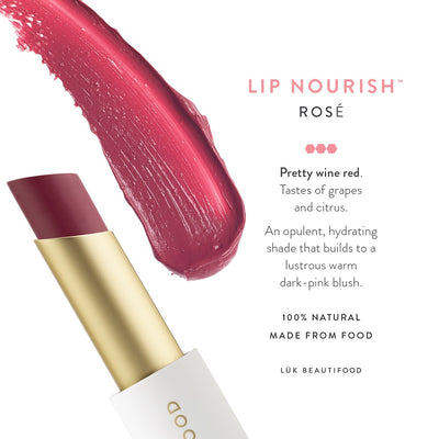 Buy Luk Beautifood Lip Nourish Lipstick in Rose colour at One Fine Secret. Luk Beautifood Official Australia Stockist in Melbourne.