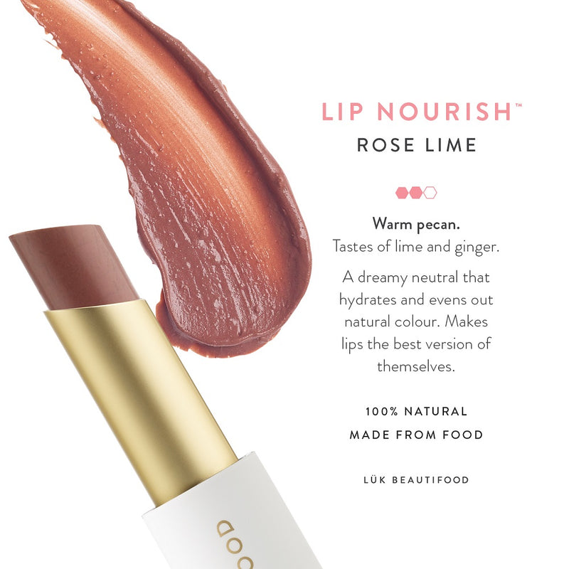 Buy Luk Beautifood Lip Nourish Lipstick in Rose Lime at One Fine Secret. Luk Beautifood Official Australia Stockist in Melbourne.