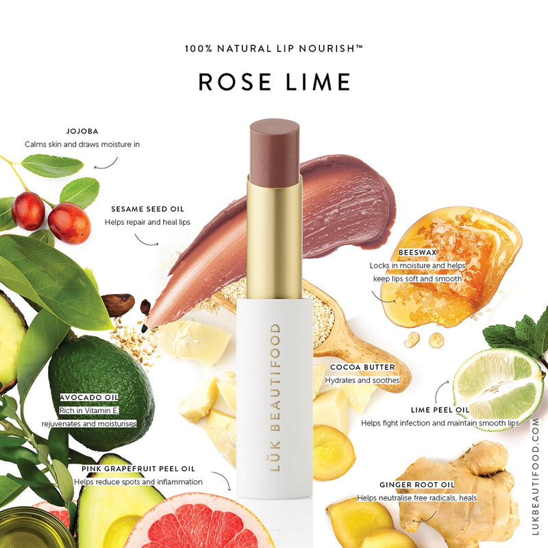 Buy Luk Beautifood Lip Nourish Lipstick in Rose Lime at One Fine Secret. Luk Beautifood Official Australia Stockist in Melbourne.