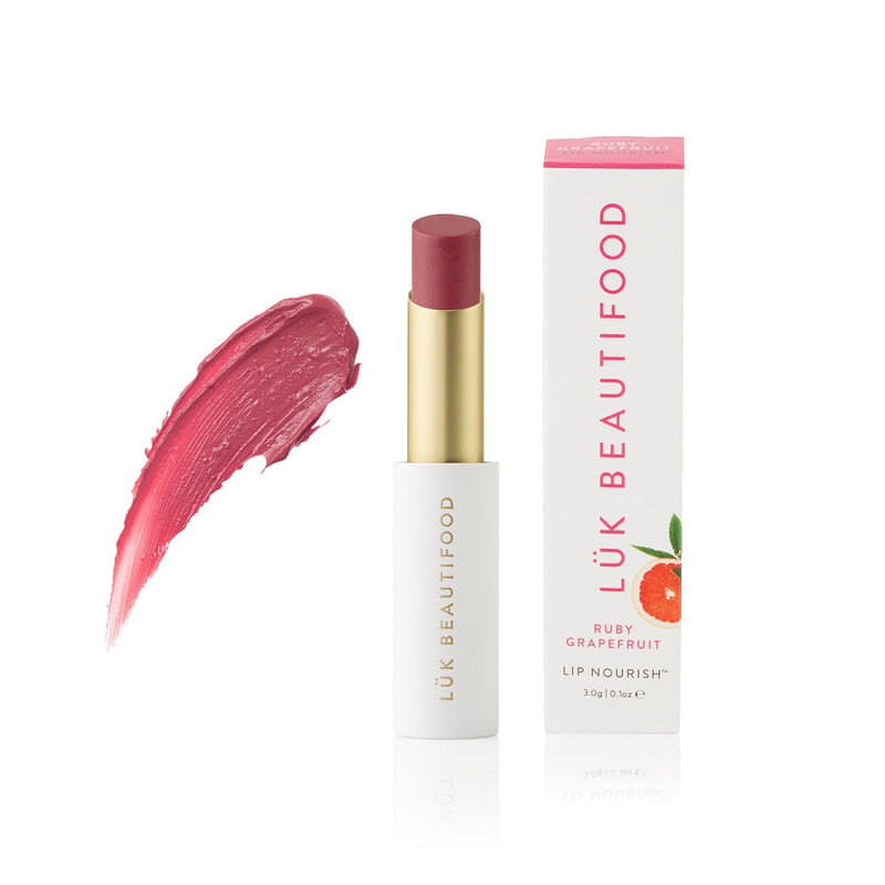 Buy Luk Beautifood Lip Nourish Lipstick in Ruby Grapefruit colour at One Fine Secret. Luk Beautifood Official Australia Stockist in Melbourne.