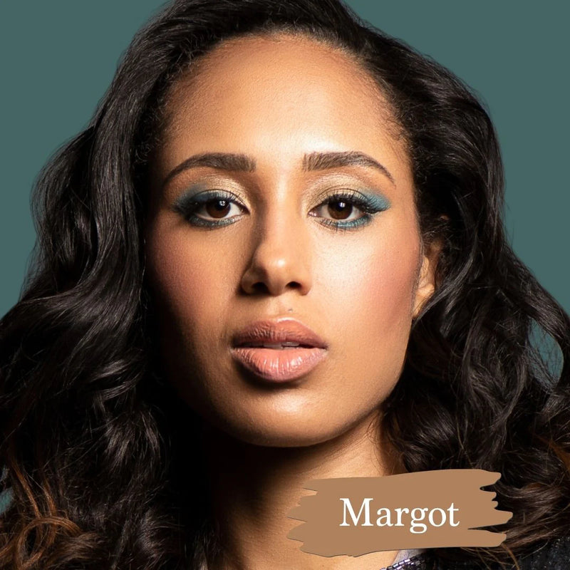 Buy Sappho New Paradigm Essential Foundation in MARGOT (medium dark/slight yellow base) at One Fine Secret. Official Stockist in Melbourne, Australia.