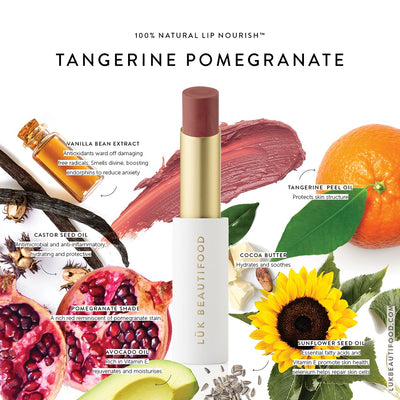 Buy Luk Beautifood Lip Nourish Lipstick in Tangerine Pomegranate colour at One Fine Secret. Luk Beautifood Official Australia Stockist in Melbourne.