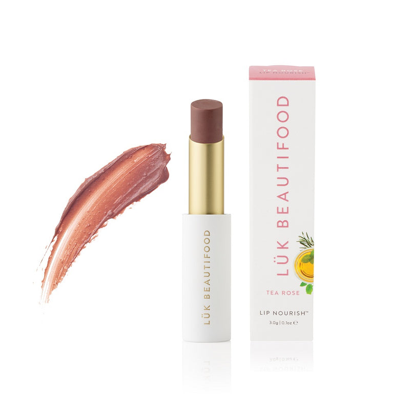 Buy Luk Beautifood Lip Nourish Lipstick in Tea Rose colour at One Fine Secret. Luk Beautifood Official Australia Stockist in Melbourne.