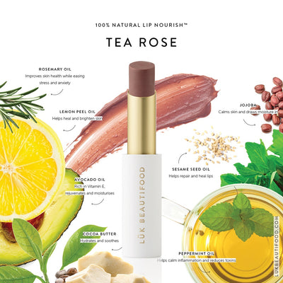 Buy Luk Beautifood Lip Nourish Lipstick in Tea Rose colour at One Fine Secret. Luk Beautifood Official Australia Stockist in Melbourne.