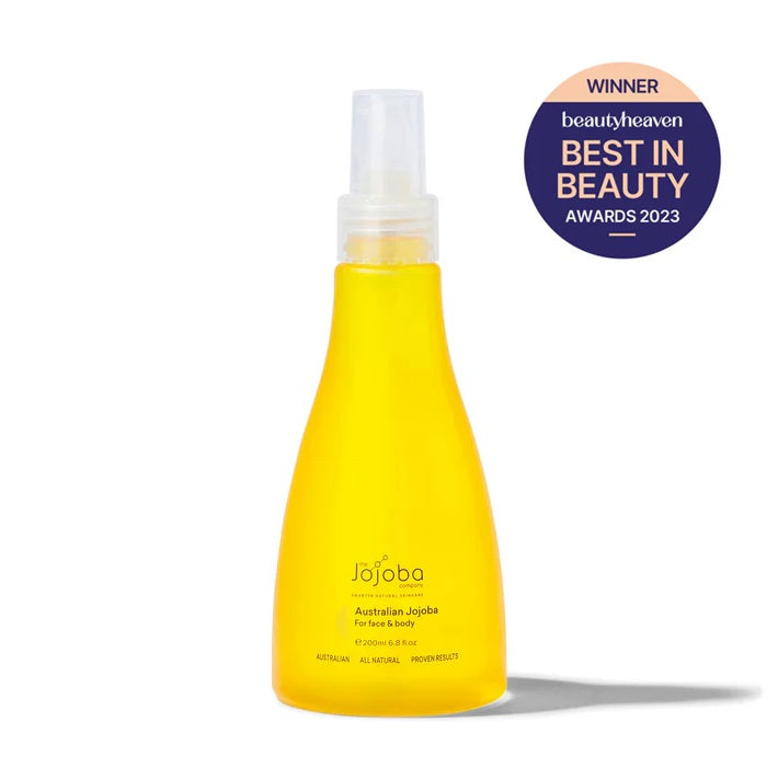 Buy The Jojoba Co. Australian Jojoba Oil 200ml at One Fine Secret. Natural & Organic Skincare Store in Melbourne, Australia.