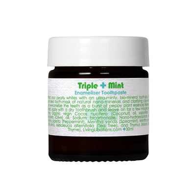 Buy Living Libations Triple Mint Enamelizer Toothpaste 30ml at One Fine Secret.