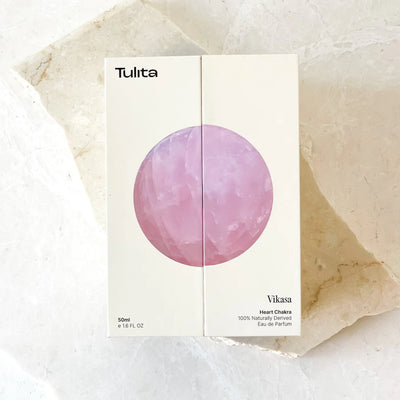 Buy Tulita 100% Natural Eau de Parfum - Vikasa in 50ml with crystal at One Fine Secret. Official Stockist. Natural & Organic Perfume Clean Beauty Store in Melbourne, Australia.