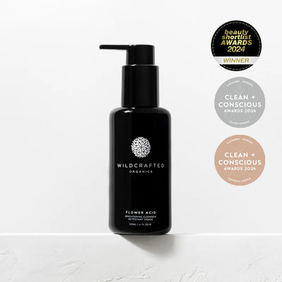 Buy Wildcrafted Organics Flower Acid Brightening Cleanser 120ml at One Fine Secret.