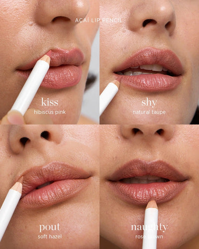 Buy Ere Perez Acai Lip Pencil in 4 versatile colours at One Fine Secret.