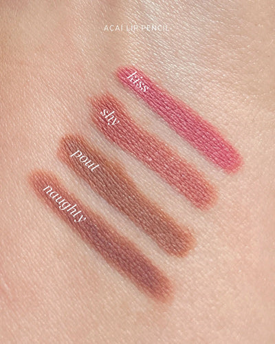 Buy Ere Perez Acai Lip Pencil in 4 versatile colours at One Fine Secret.