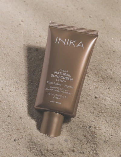 Buy Inika Organic Tinted Natural Sunscreen SPF50+ 50ml at One Fine Secret. Official Stockist. Natural & Organic Skincare Clean Beauty Store in Melbourne, Australia.