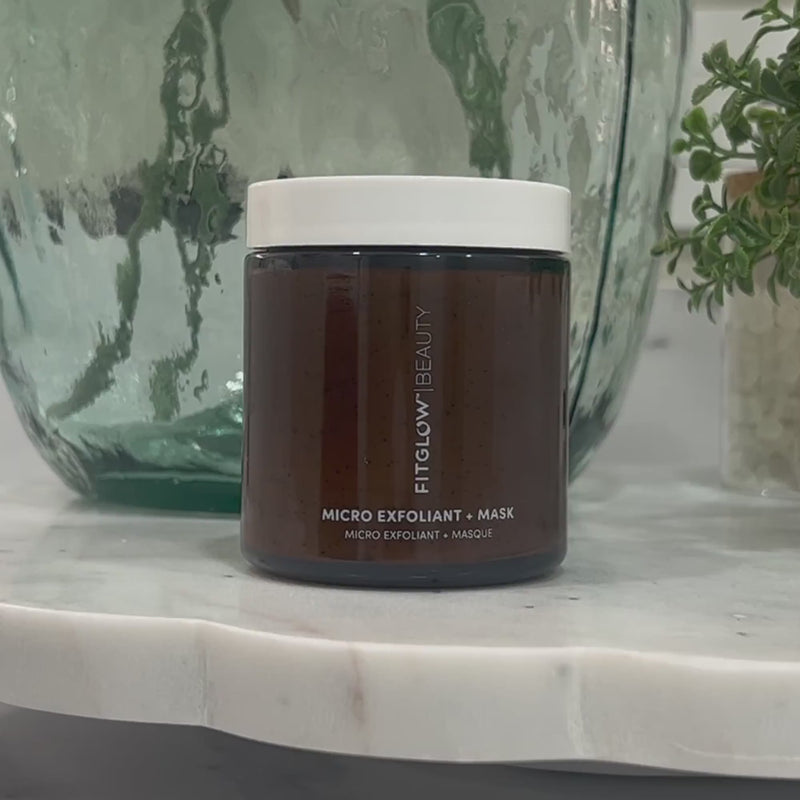 Buy Fitglow Beauty Micro Exfoliant + Mask at One Fine Secret. Official Australian Stockist. Clean Beauty Melbourne.