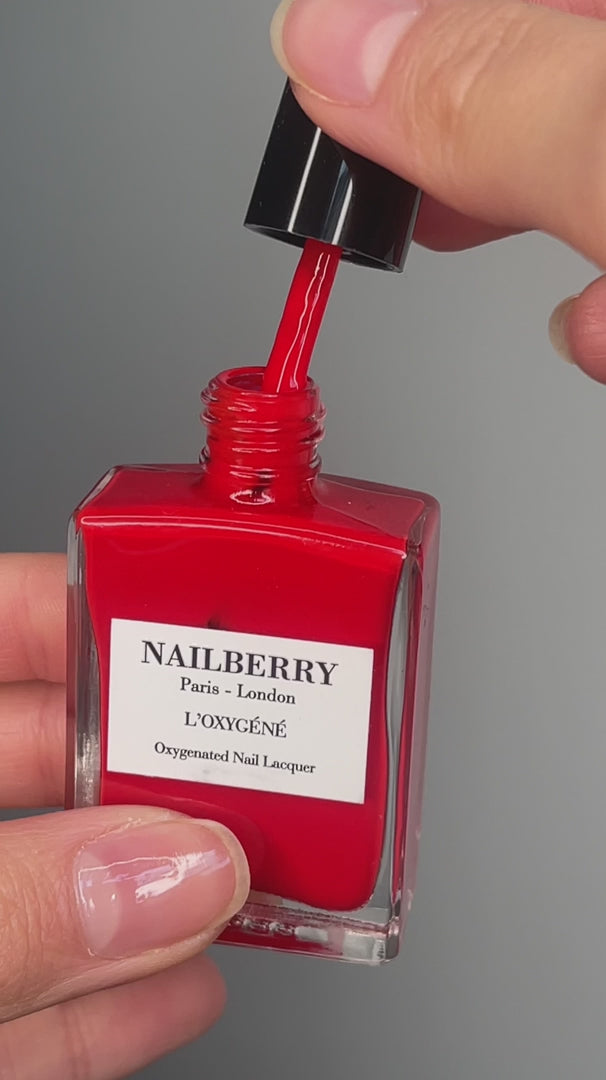 Buy Nailberry Oxygenated Nail Polish 15ml - Pop My Berry at One Fine Secret Australia.