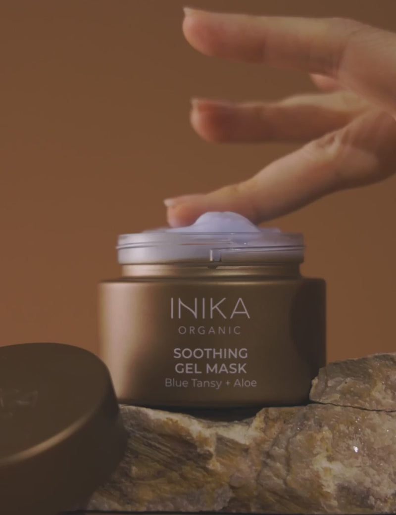 Buy Inika Organic Soothing Gel Mask 50ml at One Fine Secret. Official Stockist. Natural & Organic Soothing Mask for Sensitive Skin. Clean Beauty Melbourne.