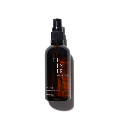 Buy One Seed NEW Elixir Body Oil Yuzu & Vanilla 100ml at One Fine Secret. Official Australian Stockist. Natural & Organic Clean Beauty Store in Melbourne.