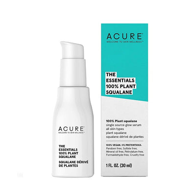Buy Acure The Essentials 100% Plant Squalane Oil 30ml at One Fine Secret. Acure Organic Skincare Official Australian Stockist in Melbourne. Natural & Organic Clean Beauty Store.