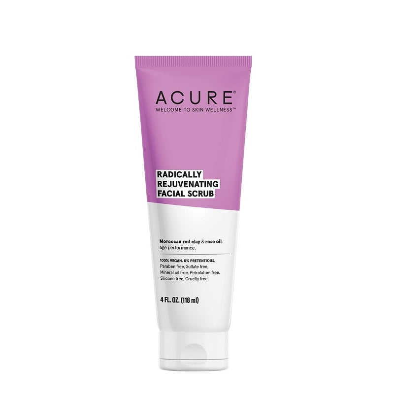 Buy Acure Radically Rejuvenating Facial Scrub at One Fine Secret. Natural & Organic Skincare Store in Melbourne, Australia.