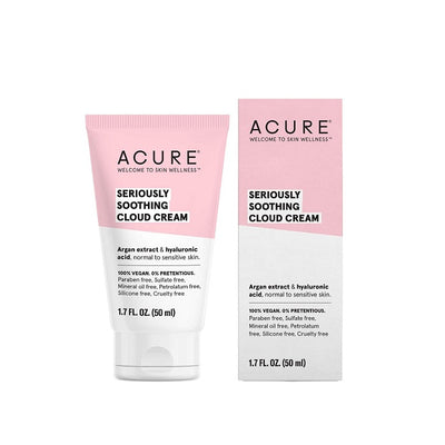 Buy Acure Seriously Soothing Cloud Cream 50ml at One Fine Secret. Natural & Organic Skincare Store in Melbourne, Australia.