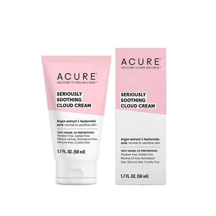 Buy Acure Seriously Soothing Cloud Cream 50ml at One Fine Secret. Natural & Organic Skincare Store in Melbourne, Australia.