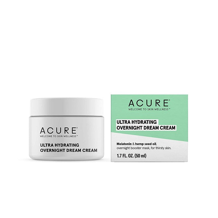 Buy Acure Ultra Hydrating Overnight Dream Cream at One Fine Secret. Natural & Organic Clean Beauty Store in Melbourne, Australia.