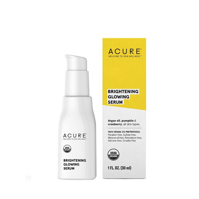 Buy Acure Brightening Glowing Serum 30ml at One Fine Secret. Natural & Organic Skincare Store in Melbourne, Australia.