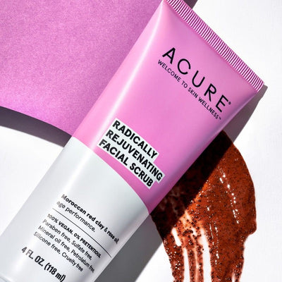 Buy Acure Radically Rejuvenating Facial Scrub at One Fine Secret. Natural & Organic Skincare Store in Melbourne, Australia.