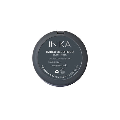 Buy Inika Organic Baked Blush Duo in Burnt Peach at One Fine Secret. Official Stockist. Natural & Organic Clean Beauty Store in Melbourne, Australia.