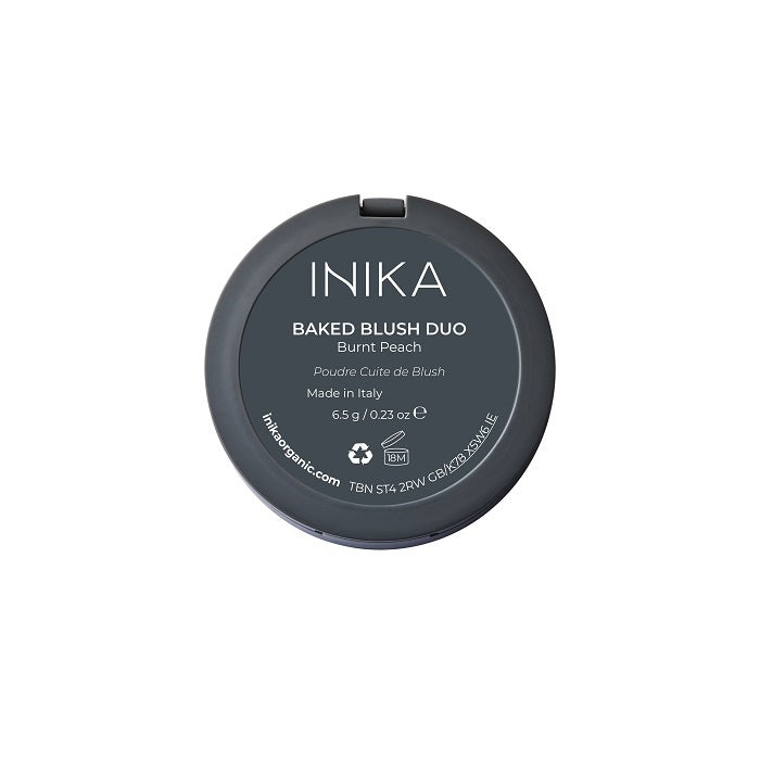 Buy Inika Organic Baked Blush Duo in Burnt Peach at One Fine Secret. Official Stockist. Natural & Organic Clean Beauty Store in Melbourne, Australia.