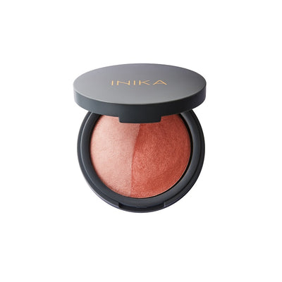 Buy Inika Organic Baked Blush Duo in Burnt Peach at One Fine Secret. Official Stockist. Natural & Organic Clean Beauty Store in Melbourne, Australia.